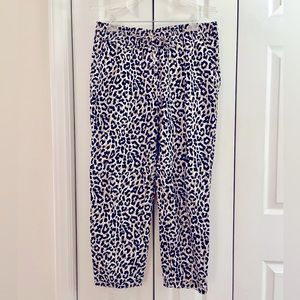 JCrew Leopard Print Joggers